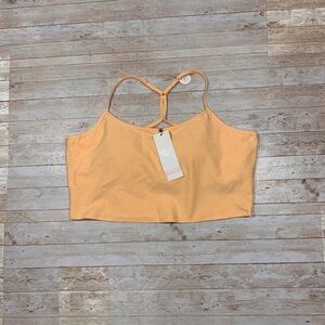 CALIA Lustralux Brami Sunset Orange Low Support Sports Bra Cami Tank Size XXL